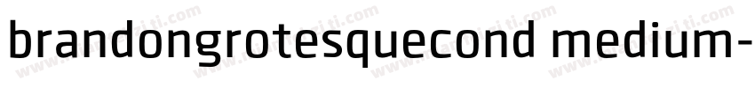 brandongrotesquecond medium字体转换